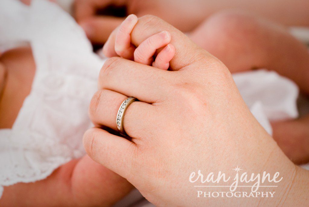 Mommy & baby hands