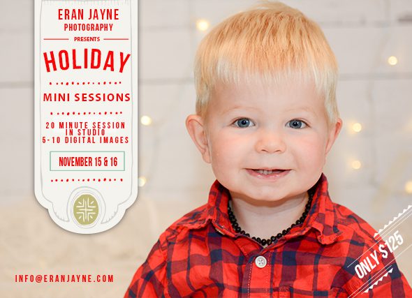 holiday mini sessions